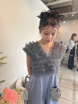 サロンドゥユウ(salon de yu) salon de yu/ 松原加奈#kana_arrange リボンカチモリヘア