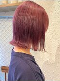 ショートボブ/ショート/ミニボブ/ピンク/ピンクベージュ/下北沢