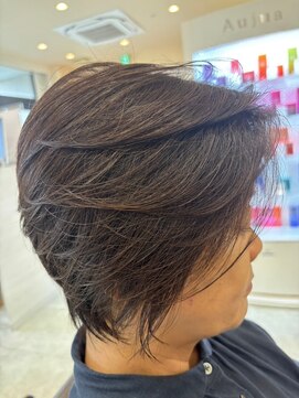 ビーグレイス 綺麗めショートスタイル×40代かきあげヘア