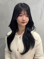 ロンドジェネルーズ 柏(Lond generous)&nbsp;韓国シフォンレイヤー×ブルーブラック