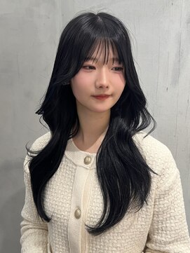 ロンドジェネルーズ 柏(Lond generous) 韓国シフォンレイヤー×ブルーブラック