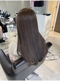 透明感ダークグレージュ