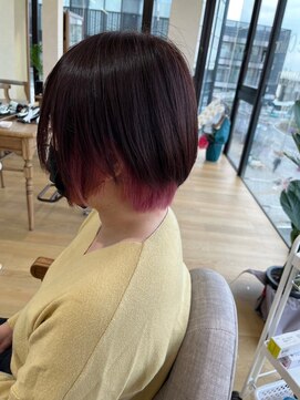 ミラシィ 成田(Mirashy) ハイライトカラーミルクティーベージュレイヤーカット