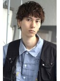 メンズショートパーマ　ソフトツイスト
