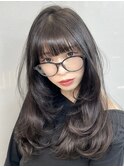 ナチュラルハイレイヤー×アッシュグレー