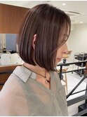 ハイライトバレイヤージュダブルカラーショートカット30代40代