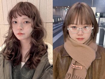 シキ 渋谷(siki)の写真/《*目を惹く透明感*》肌色・質感も見違えるオーダーメイドカラー[原宿/表参道/ブリーチなしダブルカラー]