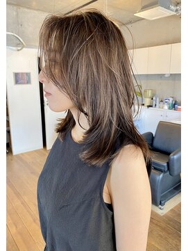 ハイジア(hygea) 20代30代40代ブリーチ無しグレージュ☆マロンベージュ☆レイヤー