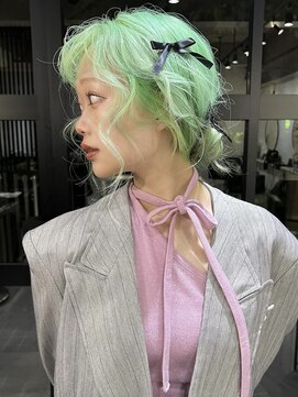 ラキング ギンザ トウキョウ(LAKING GINZA) くびれヘア/アプリコットオレンジ/夏/ハイライトカラー[銀座駅]