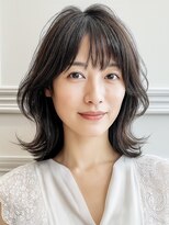 ロアールアオイ(LOAOL AOI)&nbsp;【外はねミディアム】カット&カラーはLOAOLにお任せください♪