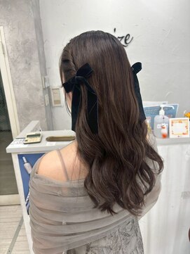 プライズ 表参道原宿店(prize) ハーフツインヘアアレンジ結婚式ヘアセットヘアメイク