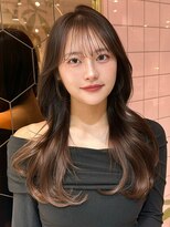 ルームバイシー 新宿(Loom. by Sea)&nbsp;〇ココアベージュ×クラゲヘア[レイヤーカット/黒髪]