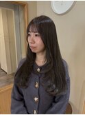 顔まわりも結べるレイヤースタイル