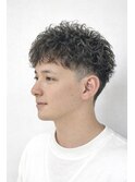 春◎ダウンバングショート×パーマで清潔感