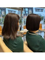 シー バイ ジョイ(SEE BY JOIE) 髪質改善ストレート切りっぱなしボブ