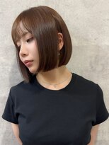 グロウバイニューヨークニューヨーク(Grow by NYNY)&nbsp;【打越】ミディアム×ボブ×ナチュラルブラウン
