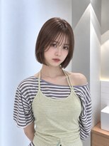 フォト 新宿三丁目(foto)&nbsp;地毛風縮毛矯正韓国風顔まわりレイヤー小顔ボブ切りっぱなしボブ