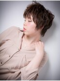 *mod's越谷*ふわくしゅ♪くせ毛風小顔マニッシュショートw