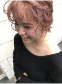 「  ランダム後れ毛  ×  金ピンアレンジ  」