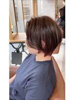 パルフェ ヘアー バイ オーク 九大学研都市(parfait hair byOAK)&nbsp;インナーカラーが映える！ミニハンサムショート！