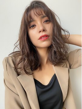 シェルター バイ トウキョウ(Shelter by TOKYO) デジタルパーマミディ#アッシュベージュ#大人かわいいイメチェン