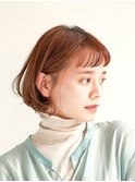 オフィスヘア/エアリーミディ/ショートパーマ/新宿
