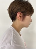 shortbob × earring/ pink