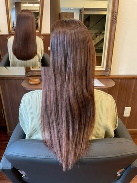 エンレイ(enRei) 髪質改善ナチュラル暖色カラーツヤ髪大人ストレートロング