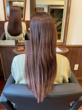 エンレイ(enRei) 髪質改善ナチュラル暖色カラーツヤ髪大人ストレートロング