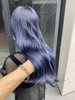 アソビセカンド 原宿(ASOBI 2nd) ロング/ネイビーブルー