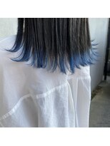 ウブ(ubu) 裾カラー×ブルー