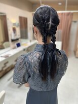 モナミ美容室 編み下ろし
