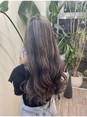 バレイヤージュハイライト