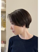 キミドリ(KIMIDORI) 小顔みせひし形丸みショートボブ【恵比寿KIMIDORI】