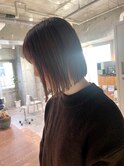 guest hair 切りっぱなしプツッとアゴ下ボブ 下北沢