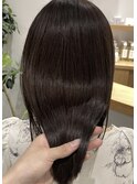 トーンダウンで艶髪に！
