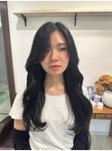 韓国レイヤーカット/ゆる巻きロング