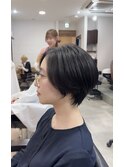 前髪なし コンパクトショート