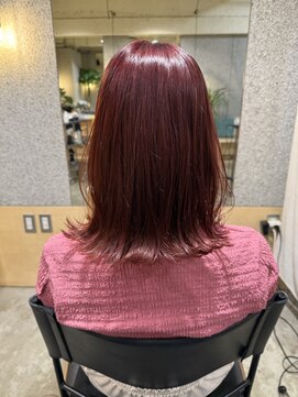 コモン(common) ブリーチなしダブルカラーピンクカラー