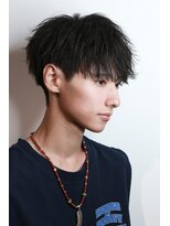 シースルー束感ヘア