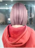 ホワイトピンク透明感フルブリーチ