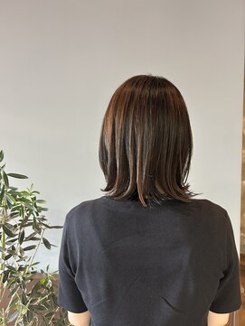 フープ 川越(hoop) ナチュラルハイライトなボブスタイル