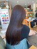 【NEW髪質改善】カット＋質感再整カラー＋4stepTR　￥15400/￥16500