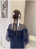 お呼ばれヘアセット 167