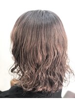 ハサミバイアトリエナガノ 千葉(8sami by atelier nagano) デザインカラー/レイヤーカット/ウエットヘア/オリーブベージュ