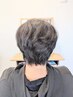 【ダメージレスで艶やかに♪】カット＋ヘアマニキュア