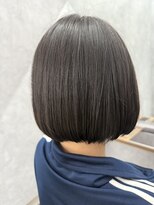 ネウィ 宮崎店(newi)&nbsp;丸みシルエットの艶感ナチュラルボブ