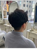 サーフカール/刈り上げセンターパート/津田沼/小川夏花