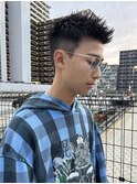刈り上げ×スパイキーショート