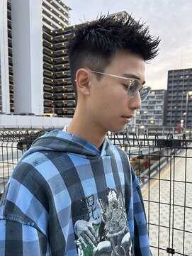 メゾンフォーメン(Maison for men) 刈り上げ×スパイキーショート